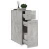 vidaXL Apothecary Cabinet Concrete Grey 20x45.5x60 cm Engineered Wood