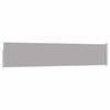 vidaXL Patio Retractable Side Awning 100x500 cm Grey