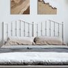 vidaXL Metal Replace Headboard White 150 cm
