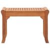 vidaXL Garden Bench 64 cm Solid Eucalyptus Wood