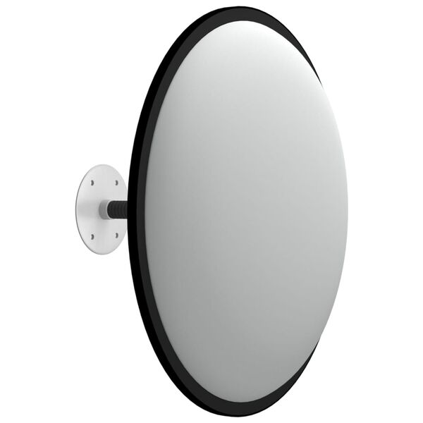 vidaXL Indoor Convex Traffic Mirror Black Ø40 cm Acrylic