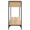 vidaXL Console Table Sonoma Oak 100x34.5x75 cm Engineered Wood