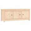 vidaXL Shoe Cabinet 110x38x45.5 cm Solid Wood Pine