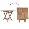 vidaXL Garden Dining Set 3 pcs Brown Solid Acacia Wood