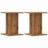 vidaXL Plant Stands 2 pcs Artisian Oak 30x30x40 cm Engineered Wood