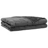 vidaXL Weighted Blanket Anthracite 220 x 240 cm 11 kg 100% Cotton 205T