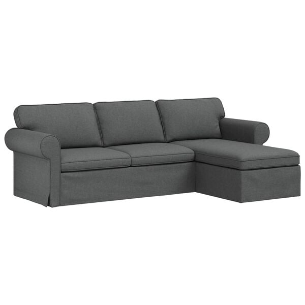 vidaXL Sofa Dark Grey