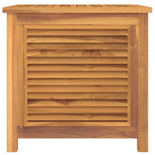 vidaXL Garden Storage Box with Bag 60x50x58 cm Solid Wood Teak