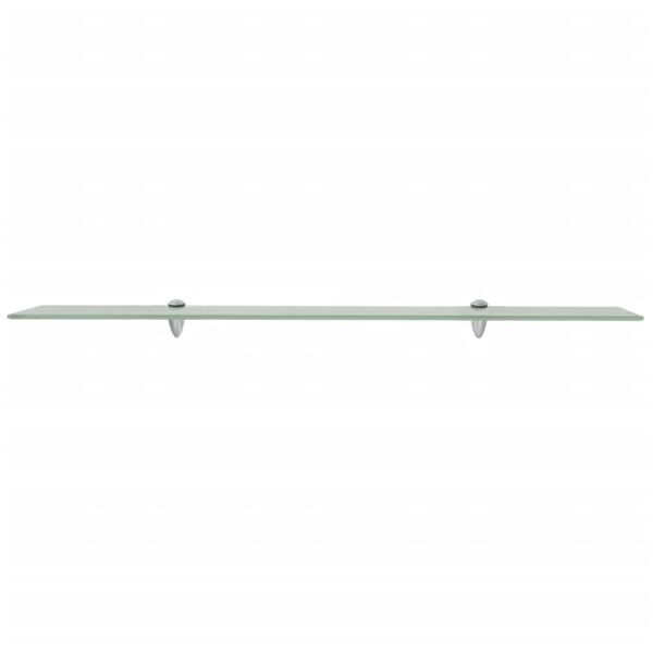 vidaXL Floating Shelves 2 pcs Glass 100x10 cm 8 mm