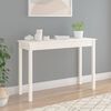 vidaXL Console Table White 110x40x75 cm Solid Wood Pine
