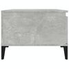 vidaXL Coffee Table Concrete Grey 90x50x36.5 cm Engineered Wood