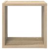 vidaXL Wall Cube Shelves 2 pcs Sonoma Oak 26x15x26 cm