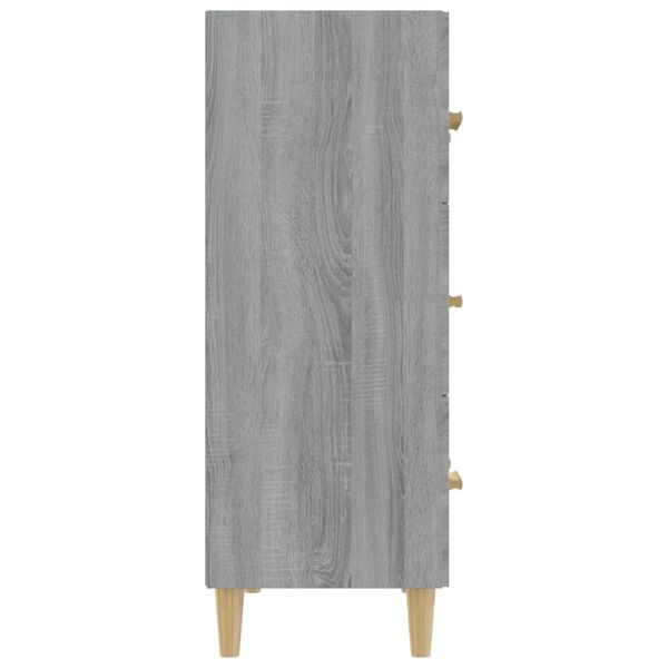 vidaXL Sideboard Grey Sonoma 70x34x90 cm Engineered Wood