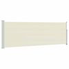 vidaXL Patio Retractable Side Awning 100x300 cm Cream