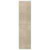 vidaXL Wardrobe Sonoma Oak 100x50x200 cm Engineered Wood