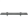 vidaXL Floating Shelves 2 pcs Glass 40x10 cm 8 mm
