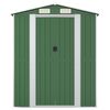 vidaXL Garden Shed Green 192x938x223 cm Galvanised Steel