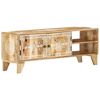 vidaXL TV Cabinet 110x30x40 cm Solid Wood Mango