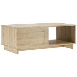 vidaXL Coffee Table Sonoma Oak 95 x 50.5 x 35 cm Engineered Wood