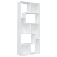 vidaXL Book Cabinet White 67x24x161 cm Engineered Wood