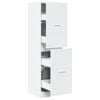 vidaXL Apothecary Cabinet White 40x41x144,5 cm Engineered Wood