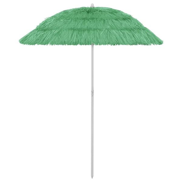 vidaXL Hawaii Beach Parasol Green 180 cm