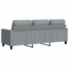 vidaXL 3-Seater Sofa Light Grey 180 cm Fabric