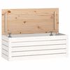 vidaXL Storage Box White 89x36,5x33 cm Solid Wood Pine
