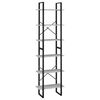 vidaXL Storage Shelf Concrete Grey 60x30x210cm Engineered Wood