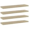 vidaXL Bookshelf Boards 4 pcs Sonoma Oak 40x10x1,5 cm Engineered Wood