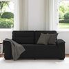 vidaXL 2-Seater Sofa&nbsp;Black 180x81x84 cm Fabric