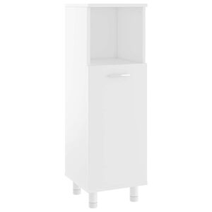 vidaXL Bathroom Cabinet White 30x30x95 cm Engineered Wood
