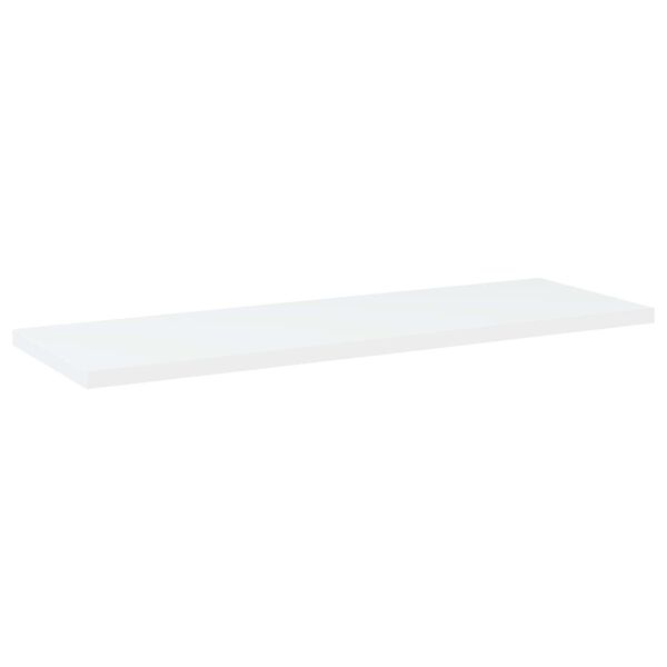 vidaXL Bookshelf Boards 8 pcs White 60x20x1.5 cm Engineered Wood