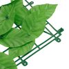 vidaXL Balcony Privacy Screen with Green Leaves 600x75 cm