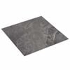 vidaXL Flooring Planks Black and White 5.11 m&sup2; 55 pcs PVC