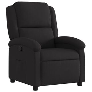 vidaXL Recliner Chair Black Fabric