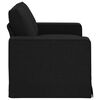 vidaXL Sofa Black 162 x 80 x 82 cm Fabric