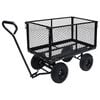 vidaXL Garden Hand Trolley Black 350 kg