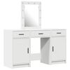 vidaXL Dressing Table with Door White 50 x 41 x 135 cm Engineered Wood