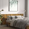 vidaXL Wall Headboard Smoked Oak 240x1.5x80 cm Engineered Wood