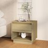 vidaXL Bedside Cabinet Sonoma Oak 45x34x44 cm Engineered Wood