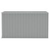 vidaXL Wall-mounted Garden Shed Grey 118x288x178 cm Galvanised Steel