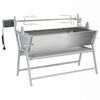 vidaXL Iron and Stainless Steel BBQ Rotisserie Spit
