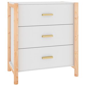 vidaXL Sideboard White 62x38x70 cm Engineered Wood