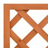 vidaXL Garden Trellis Planter Orange 50x25x90 cm Solid Firwood