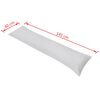 vidaXL Side Sleeper Body Pillow 40x145 cm Grey