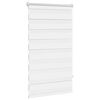vidaXL Zebra blind 70.9x120 cm Fabric Width 66.7 cm white
