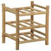 vidaXL Wine Rack Natural 32.5 x 29.5 x 36 cm Bamboo