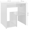vidaXL Bed Cabinets 2 pcs High Gloss White 40x30x40 cm Engineered Wood