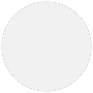 vidaXL Table Protector Transparent &Oslash; 100 cm 1.6 mm PVC